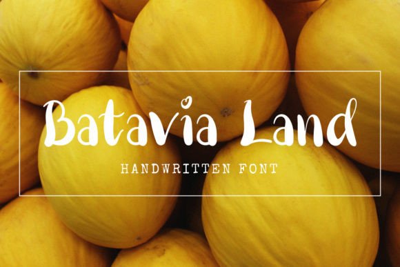 Batavia Land: A Stylish Display Font