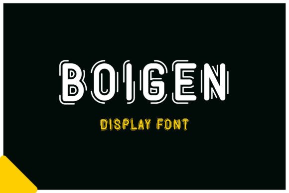 Boigen: A Modern Typography Solution