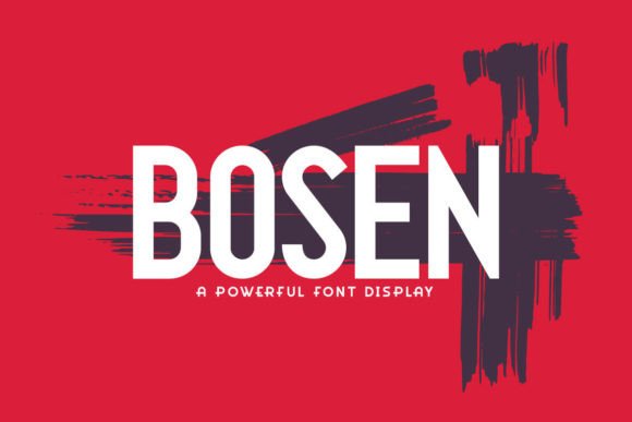 Bosen: A Modern Display Font That Elevates Design