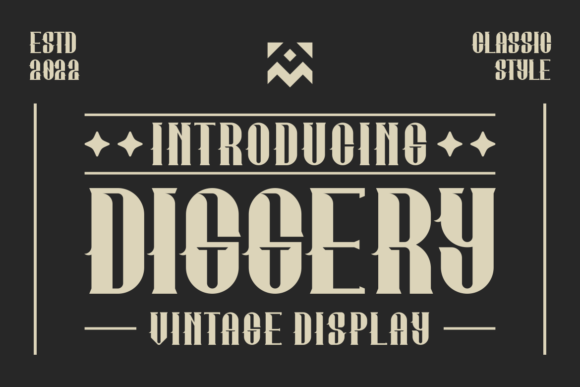 Diggery: A Strategic Choice for Vintage-Style Typography