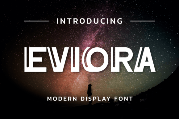 Eviora: A Bold and Versatile Display Font for Modern Design