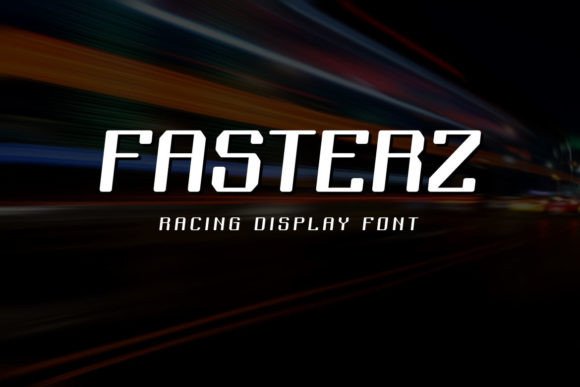 Fasterz: The Futuristic Font That Elevates Every Design