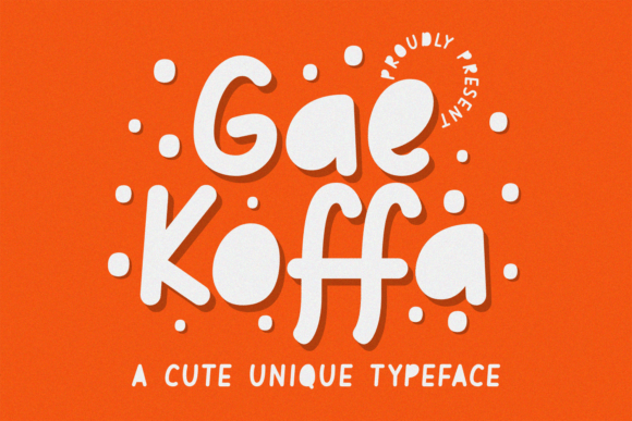 Gae Koffa: A Unique Typeface for Eye-Catching Designs
