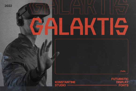 Galaktis: A Cosmic Font for Modern Design