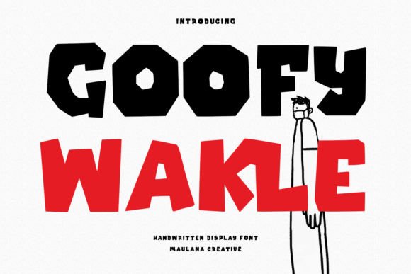 Goffy Wakle: A Bold and Quirky Display Font for Creative Expression