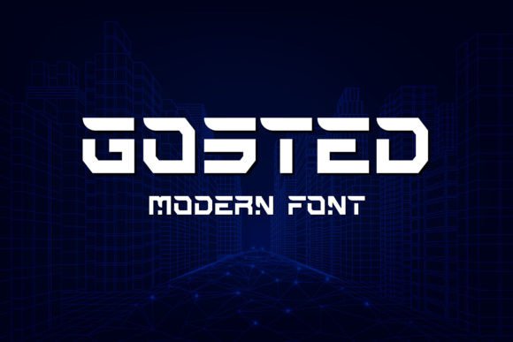 Gosted: A Modern Display Font for Creative Projects