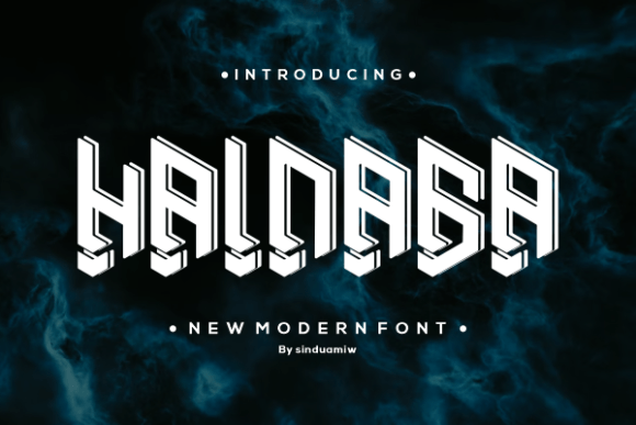 Hainaga: A Bold, Modern Display Font