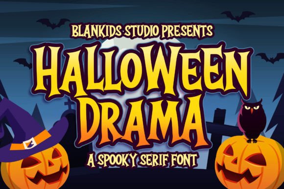 Halloween Drama: A Spooky Font for Creative Expression