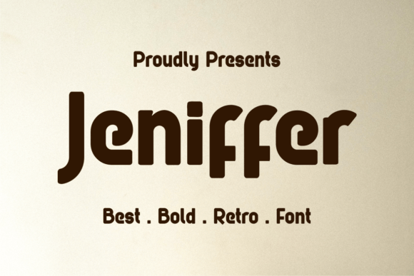 Jeniffer: A Bold Retro Font for Timeless Branding and Strategic Communication