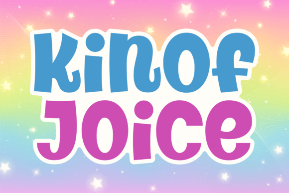 Kinof Joice: A Bold and Playful Font for Creative Expression