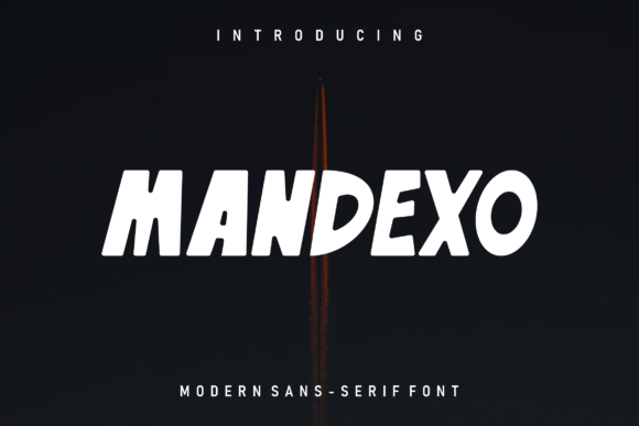 Mandexo: A Modern Display Font for Elegant Design