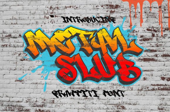 Metal Slub: A Bold, Urban-Styled Display Font for Standout Designs