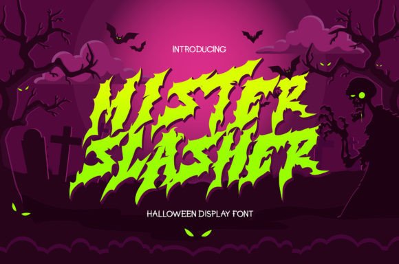 Mister Slasher: The Spooky Font That Captures the Spirit of Halloween