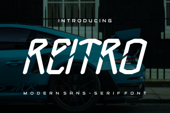 Reitro: A Modern Display Font for Elegant and Versatile Design