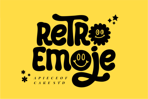 Retro Emoje: A Stylish Retro Font