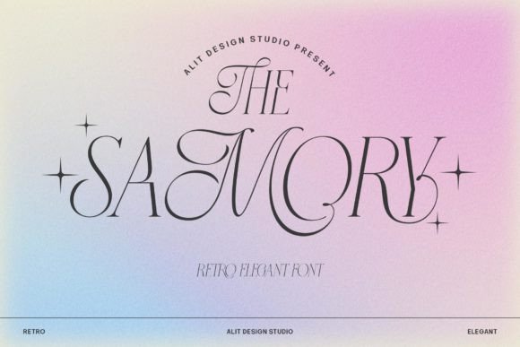 Samory: A Sophisticated Display Font for Elegant Designs
