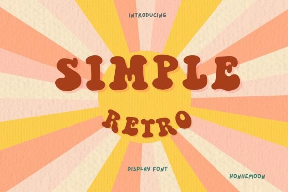 Simple Retro: A Groovy Font for Creative Expression