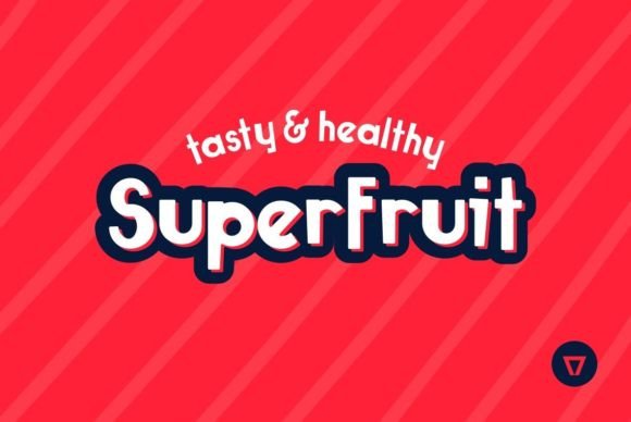 Superfruit: A Bold and Healthy Display Font for Creative Expression