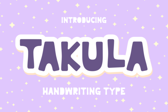 Takula: A Bold, Whimsical Display Font