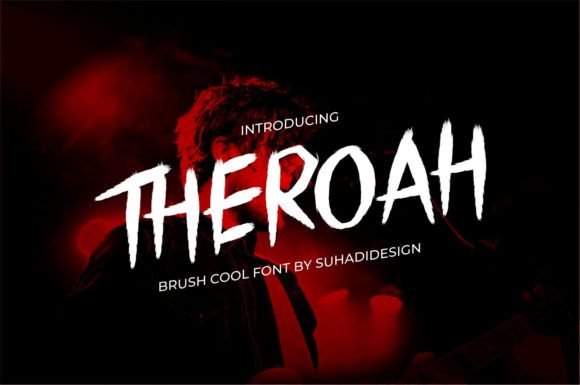 Theroah: A Bold and Versatile Brush Font for Creative Projects